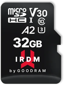 goodram M2AA IRDM MICROCARD R170/W60 32GB Kit, UHS-I U3, A2, Class 10
