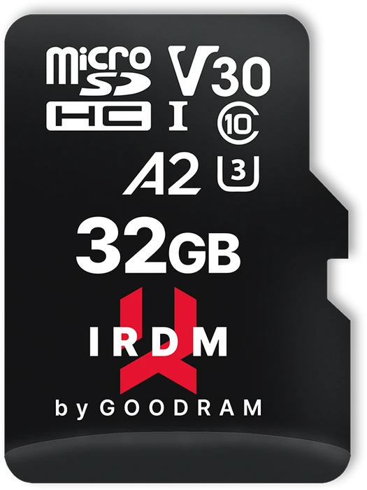 goodram M2AA IRDM MICROCARD, microSD UHS-I U3, A2, V30