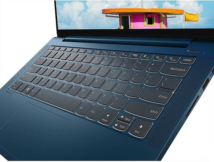 Lenovo IdeaPad 5 14IIL05, Light Teal, Core i7-1065G7, 16GB RAM, 512GB SSD, GeForce MX350, DE