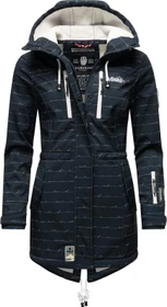 Marikoo Zimtzicke Mantel navy lines (Damen)
