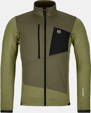 Ortovox Fleece Grid Funktionsjacke wild herbs (Herren)