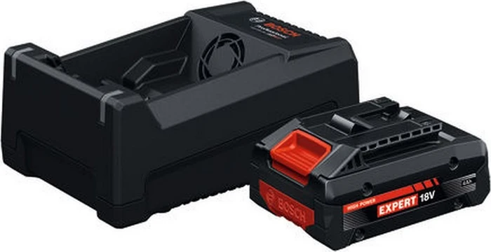 Bosch Professional EXPERT EXBA18V-40 Starterset 18V, 4.0Ah, Li-Ionen, 2 Akkus