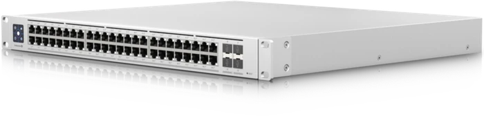Ubiquiti UniFiSwitch Enterprise 48 Rackmount 2.5G Managed Switch, 48x RJ-45, 4x SFP+, 720W PoE+