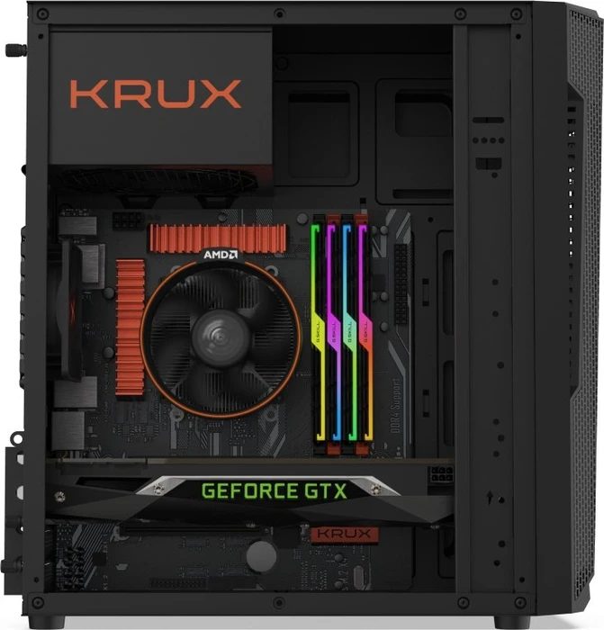 Krux Trek, Glasfenster