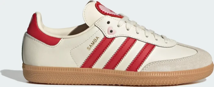 adidas Samba OG cream white/better scarlet/gum (Junior)