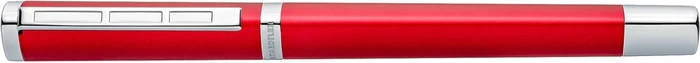 Staedtler triplus 474 roaring red/silber, rechte Hand, fein, Faltschachtel