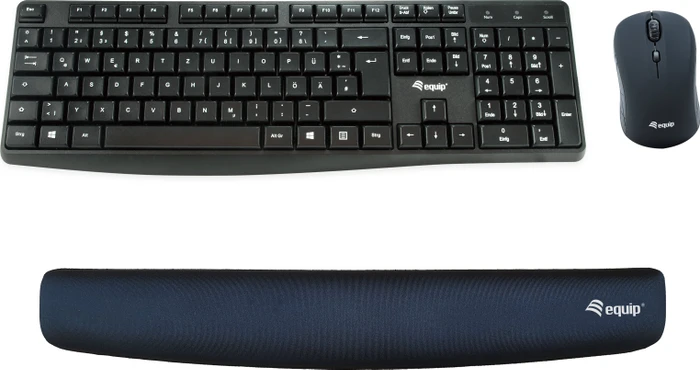 Equip Handgelenkauflage für Tastatur, schwarz