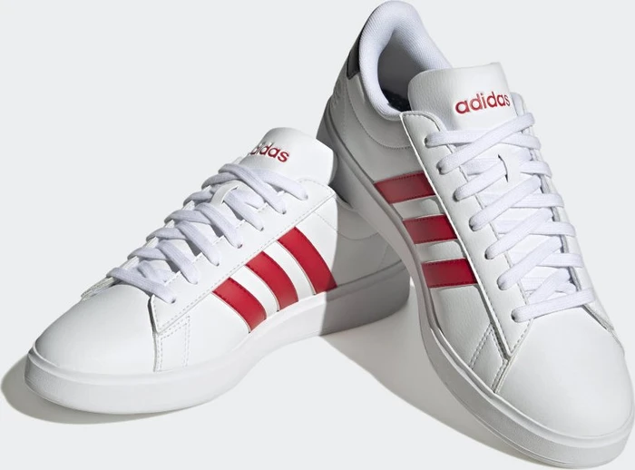 adidas Grand Court 2.0 cloud white/better scarlet/core black