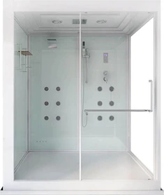 Home Deluxe Dampf-Duschkabine Design Größe XL