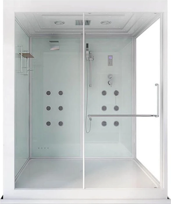 Home Deluxe Dampf-Duschkabine Design Größe XL