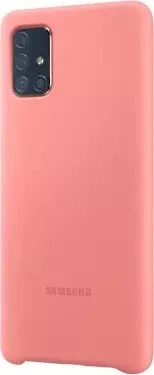 Samsung Silicone Cover für Galaxy A71 pink