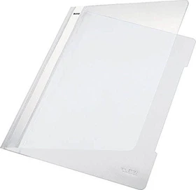 Leitz Standard Schnellhefter Plastik, A4, weiß