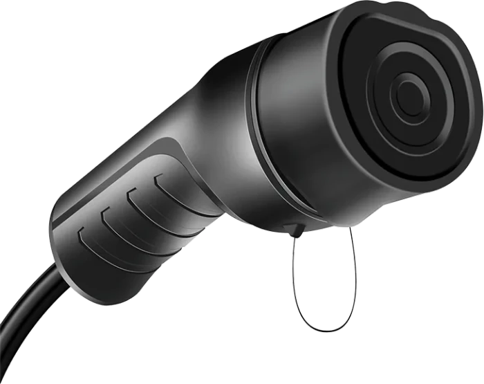 LogiLink E-Auto-Ladekabel, Typ 2, 3-phasig, spiral, 16A mit Tasche, 11kW, 5m Spiralkabel