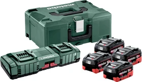 Metabo Starterset 18V, 8.0Ah, Li-Ionen/LiHD, 4 Akkus [32.0Ah] [576Wh]
