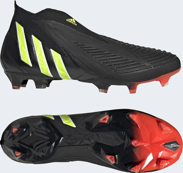 adidas Predator Edge+ FG core black/team solar yellow/solar red (Herren)