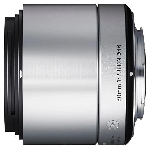 Sigma Art 60mm 2.8 DN für Micro-Four-Thirds silber