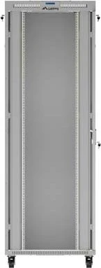 Lanberg 19" Rackschrank 47HE, freistehend, V2, Glastür, IP20, RAL 7035, 1000mm tief