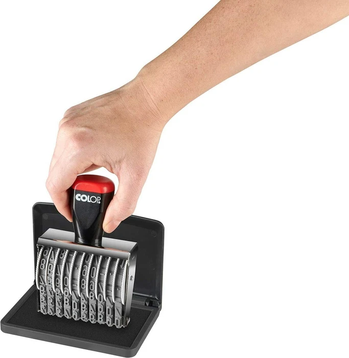 COLOP Kombibox Stempelkissen Set Micro 2 + Stempelfarbe 801, schwarz