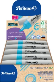 Pelikan Textmarker 490 eco neonblau, 10er-Pack