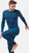 Odlo Performance Warm Baselayer Funktionsshirt langarm blue wing teal/indigo bunting (Herren) Vorschaubild