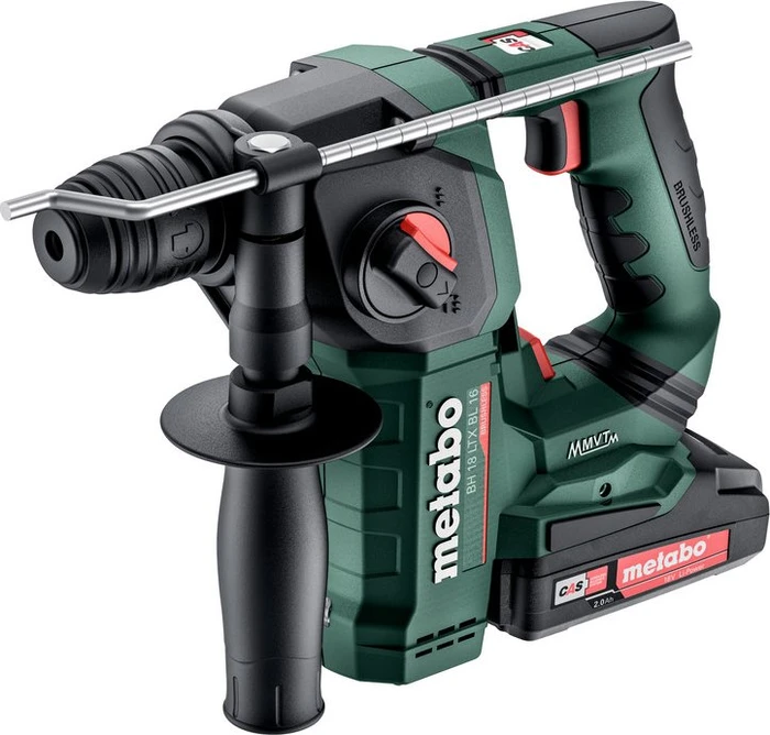 Metabo BH 18 LTX BL 16 Akku-Bohrhammer inkl. Koffer + 2 Akkus 2.0Ah