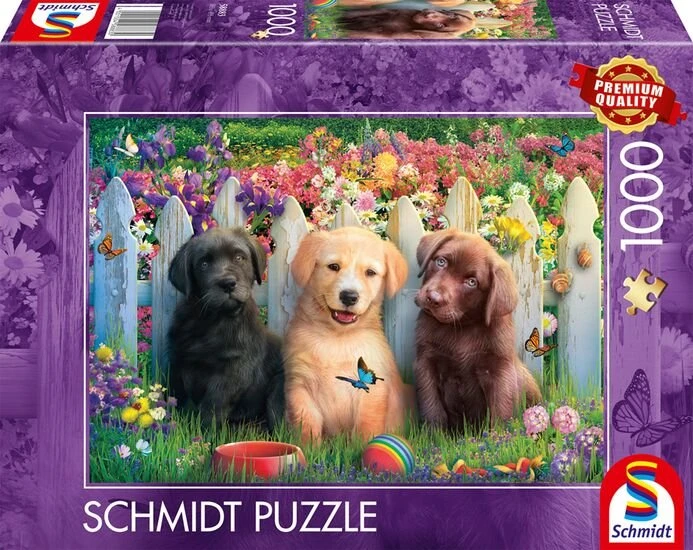 Schmidt Spiele Süße Welpenszene (1000 Teile)