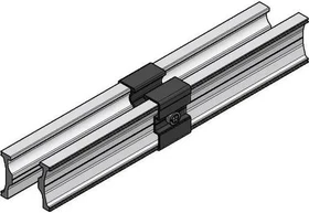 SL Rack Innenverbinder RAIL 2.0 für RAIL 40 schwarz eloxiert