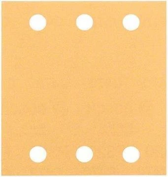 Bosch Professional C470 Best for Wood and Paint Schleifblatt K80, 107x115mm, 10 Stück