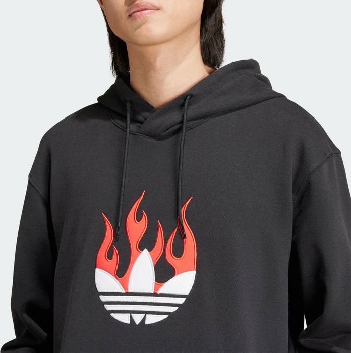 adidas Flames Logo Hoodie schwarz (Herren)