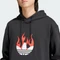 adidas Flames Logo Hoodie schwarz (Herren) Vorschaubild