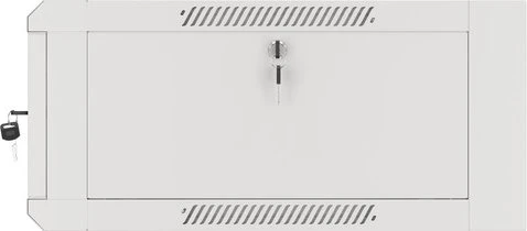 Lanberg WFFA Series 19" Rack Wandschrank 4HE, hängend, Flatpack, Glastür, IP20, RAL 7035, 600mm tief
