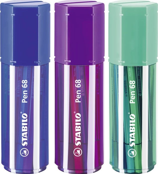 STABILO Pen 68 sortiert, 20er-Set, Big Pen Box