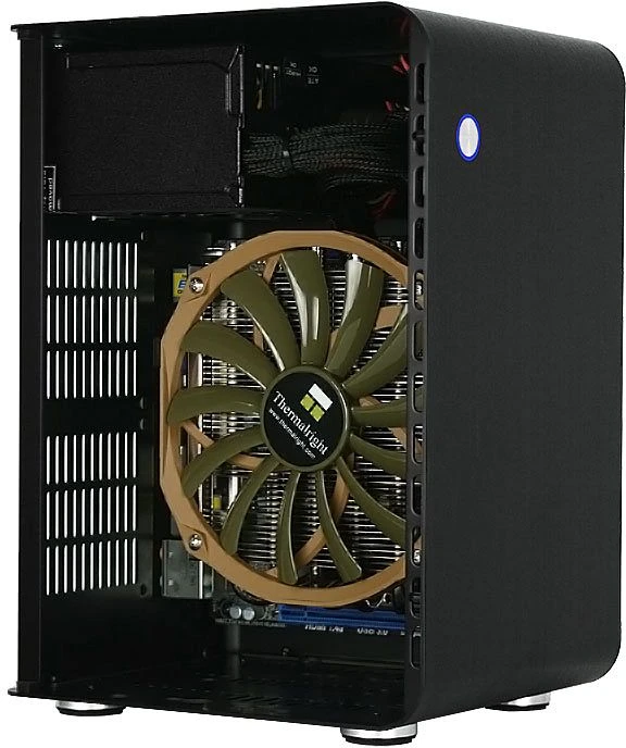 Cooltek U1 schwarz, Acrylfenster, Mini-ITX