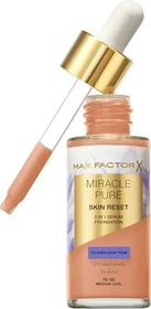 Max Factor Miracle Pure Skin Reset 2in1 Serum Foundation 70-85 medium cool, 30ml