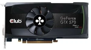 Club 3D GeForce GTX 570, 1.25GB GDDR5, 2x DVI, HDMI, DP