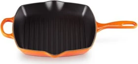 Le Creuset Grillpfanne quadratisch 26x26cm ofenrot