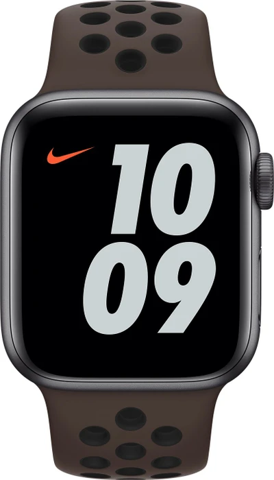 Apple Nike Sportarmband Regular für Apple Watch 40mm Ironstone/schwarz