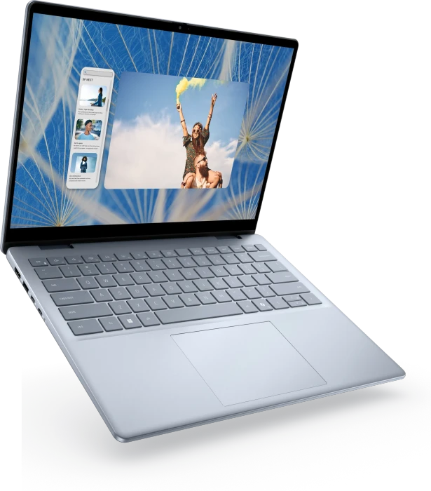 Dell Inspiron 14 2-in-1 7440, Ice Blue, Core 7 150U, 16GB RAM, 512GB SSD, DE
