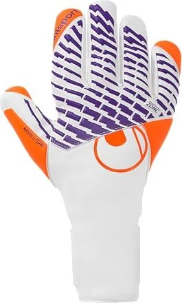 uhlsport FM Cybertec Absolutgrip HN Torwarthandschuhe white/cyber blue/black