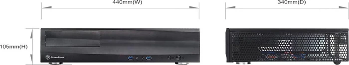 SilverStone Milo ML03, schwarz