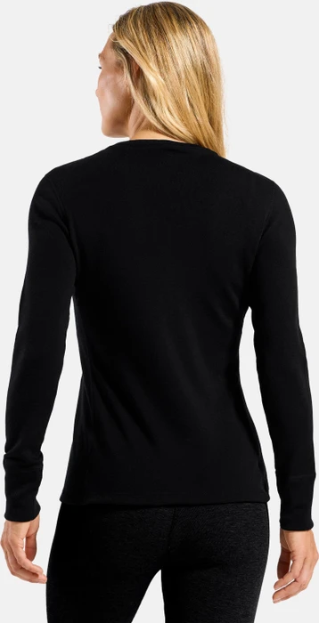 Odlo Natural Merino 260 Baselayer Funktionsshirt langarm schwarz (Damen)