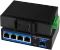 LogiLink NS200 Industrial Railmount Gigabit Switch, 4x RJ-45, 1x SFP Vorschaubild