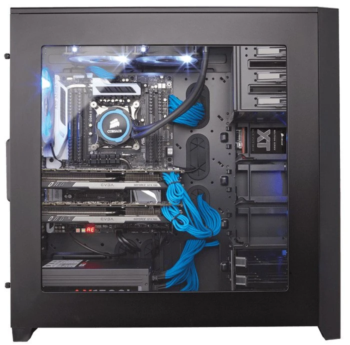 Corsair Obsidian 750D Airflow Edition, Acrylfenster