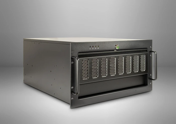 Inter-Tech IPC 6U-6606, grau, 6HE, ATX
