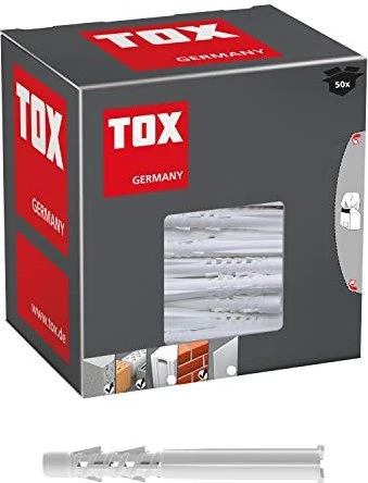 TOX Tetrafix XL 6/65 Rahmendübel, 6x65mm, 50 Stück