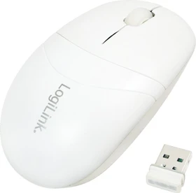 LogiLink Optical Wireless Mouse weiß, USB (ID0068)