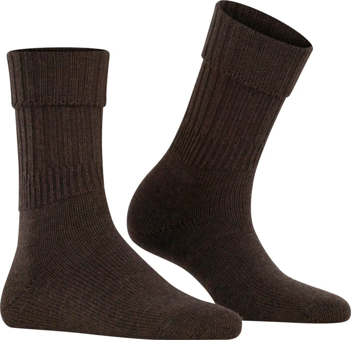 Falke Striggings Rib Socken dark brown (Damen)