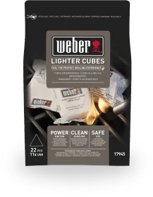 Weber Lighter Cubes Würfel Grill-/Kaminanzünder, 22 Stück