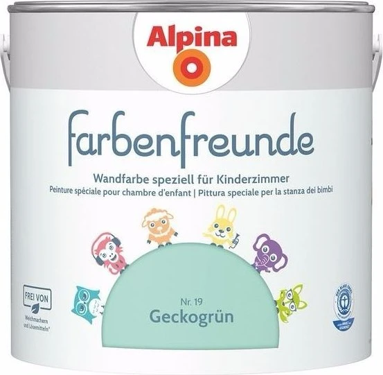 Alpina Farben Farbenfreunde Nr. 19 innen geckogrün, 2.5l