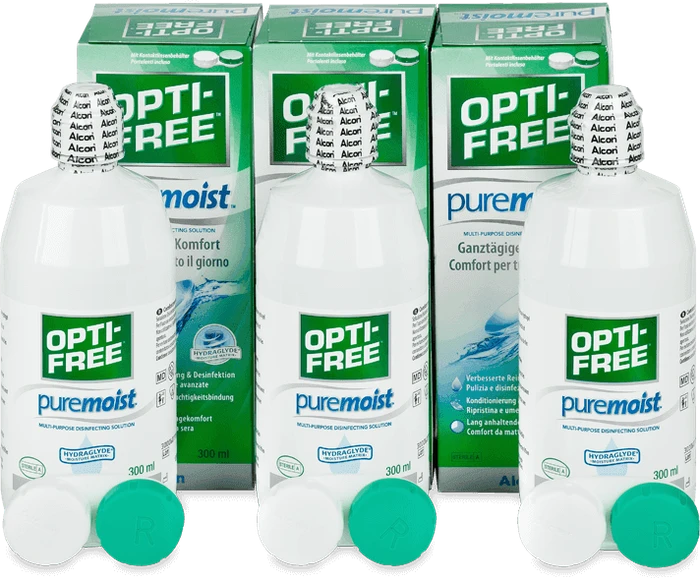 Alcon Opti-Free PureMoist All-in-one-Lösung, 900ml (3x 300ml)